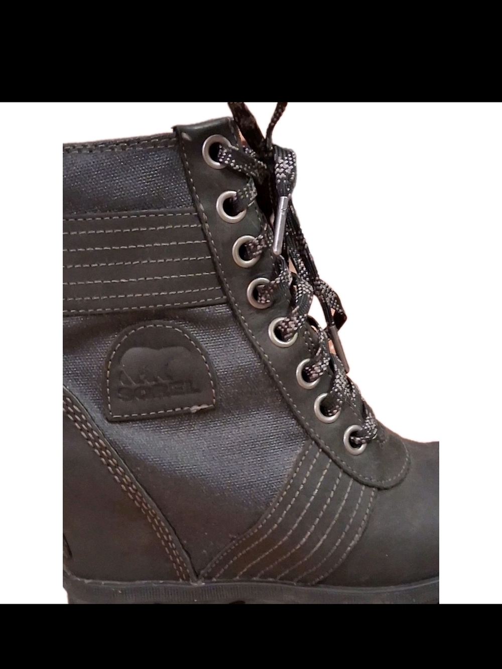 RARE SOREL Wedge Combat Boots – Deep Black | Size 6 (EU 37)
Elevated utility 💣
